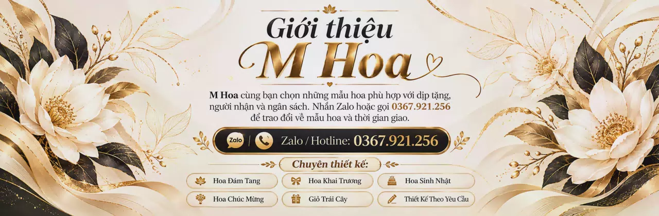 Ảnh bìa Shop hoa tươi Phường Cầu Ông Lãnh Hồ Chí Minh - Gửi sự quan tâm qua từng món hoa